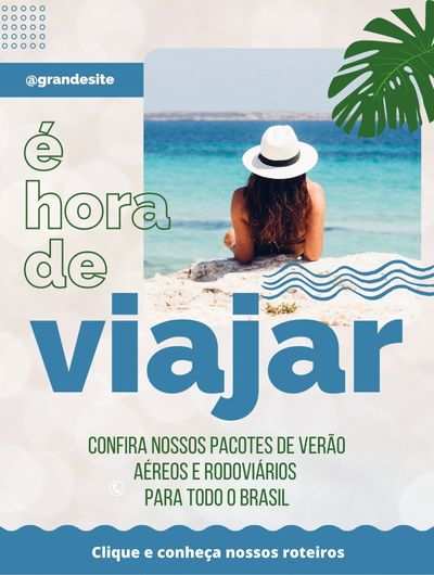 É hora de viajar